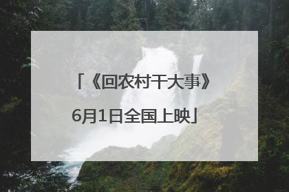 《回农村干大事》6月1日全国上映