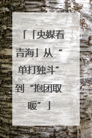 「央媒看青海」从“单打独斗”到“抱团取暖”