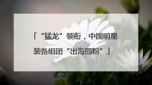 “猛龙”领衔，中国明星装备组团“出海圈粉”