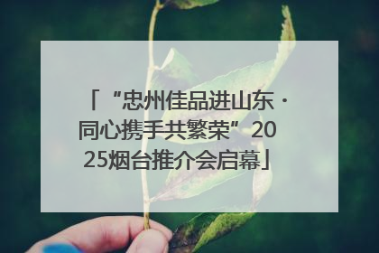 “忠州佳品进山东・同心携手共繁荣”2025烟台推介会启幕