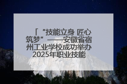 “技能立身 匠心筑梦”——安徽省宿州工业学校成功举办2025年职业技能活动周各项活动