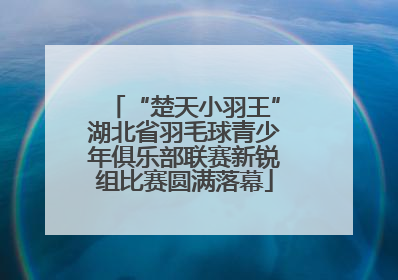 “楚天小羽王”湖北省羽毛球青少年俱乐部联赛新锐组比赛圆满落幕