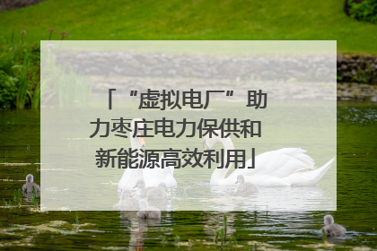 “虚拟电厂”助力枣庄电力保供和新能源高效利用