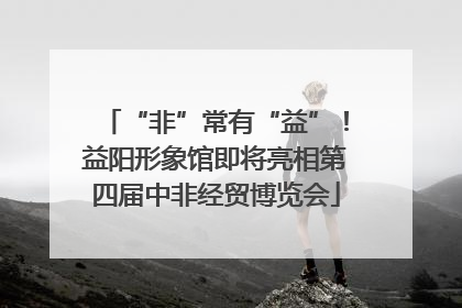 “非”常有“益”！益阳形象馆即将亮相第四届中非经贸博览会