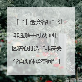“非遗会客厅”让非遗触手可及 河口区精心打造“非遗美学自助体验空间”