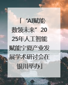 “AI赋能·数领未来”2025年人工智能赋能宁夏产业发展学术研讨会在银川举办