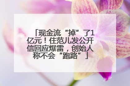 现金流“掉”了1亿元！住范儿发公开信回应爆雷，创始人称不会“跑路”