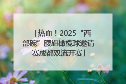 热血！2025“西部碗”腰旗橄榄球邀请赛成都双流开赛