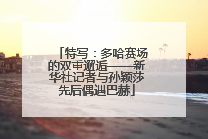 特写：多哈赛场的双重邂逅——新华社记者与孙颖莎先后偶遇巴赫