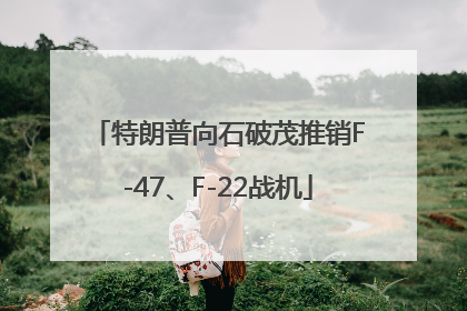 特朗普向石破茂推销F-47、F-22战机