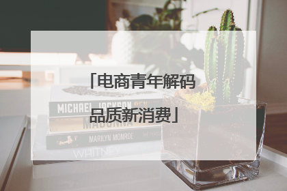 电商青年解码品质新消费