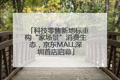 科技零售新地标重构“家场景”消费生态，京东MALL深圳首店启幕