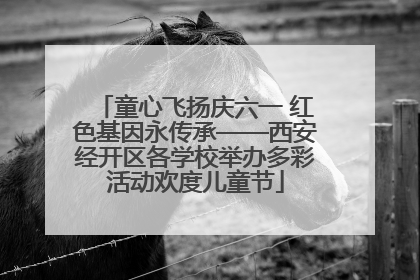 童心飞扬庆六一 红色基因永传承——西安经开区各学校举办多彩活动欢度儿童节