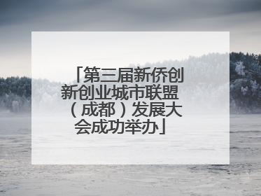 第三届新侨创新创业城市联盟（成都）发展大会成功举办