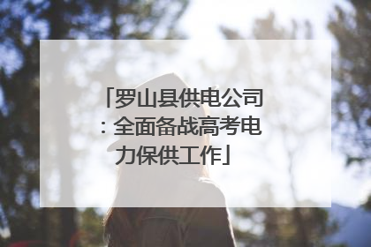 罗山县供电公司：全面备战高考电力保供工作