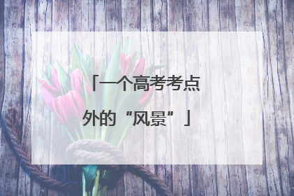 一个高考考点外的“风景”