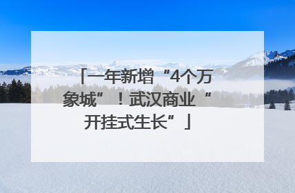 一年新增“4个万象城”！武汉商业“开挂式生长”