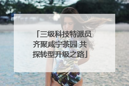 三级科技特派员齐聚咸宁茶园 共探转型升级之路