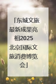东城文旅最新成果亮相2025北京国际文旅消费博览会
