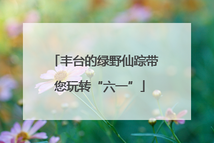 丰台的绿野仙踪带您玩转“六一”