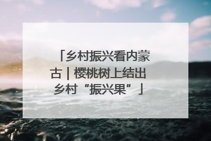 乡村振兴看内蒙古｜樱桃树上结出乡村“振兴果”