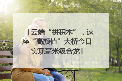 云端“拼积木”，这座“高颜值”大桥今日实现毫米级合龙
