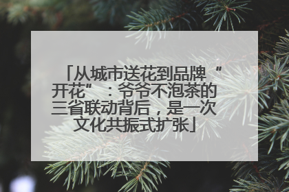 从城市送花到品牌“开花”：爷爷不泡茶的三省联动背后，是一次文化共振式扩张