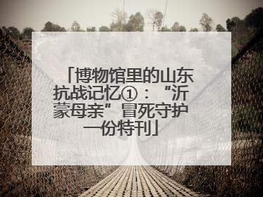 博物馆里的山东抗战记忆①：“沂蒙母亲”冒死守护一份特刊