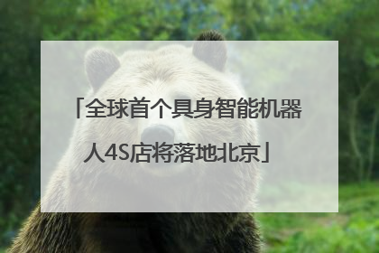 全球首个具身智能机器人4S店将落地北京