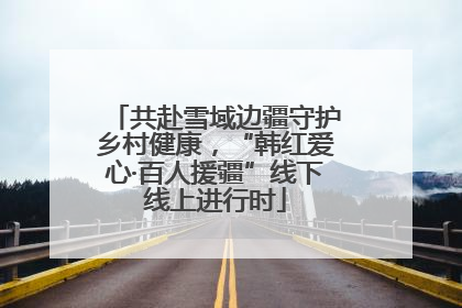共赴雪域边疆守护乡村健康，“韩红爱心·百人援疆”线下线上进行时