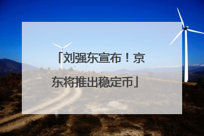 刘强东宣布！京东将推出稳定币