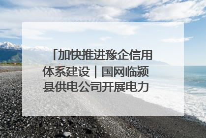 加快推进豫企信用体系建设｜国网临颍县供电公司开展电力行业信用企业现场咨询访谈工作