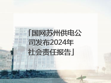 国网苏州供电公司发布2024年社会责任报告