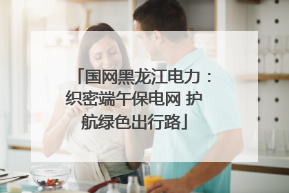 国网黑龙江电力：织密端午保电网 护航绿色出行路