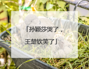孙颖莎哭了，王楚钦笑了