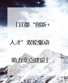 宜都“创新+人才”双轮驱动助力支点建设