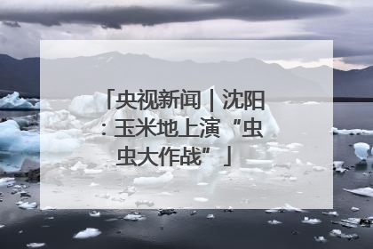 央视新闻｜沈阳：玉米地上演“虫虫大作战”