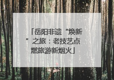 岳阳非遗“焕新”之旅：老技艺点燃旅游新烟火