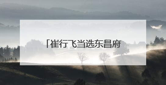 崔行飞当选东昌府区人民政府区长