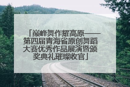 巅峰舞作耀高原——第四届青海省原创舞蹈大赛优秀作品展演暨颁奖典礼璀璨收官
