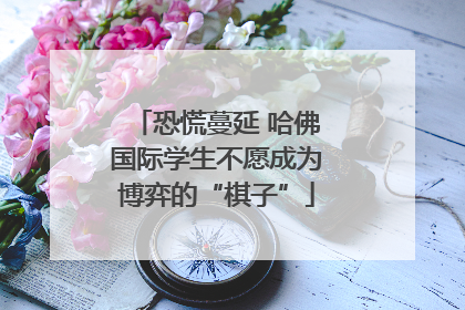 恐慌蔓延 哈佛国际学生不愿成为博弈的“棋子”