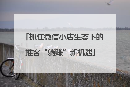 抓住微信小店生态下的推客“躺赚”新机遇