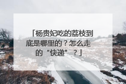 杨贵妃吃的荔枝到底是哪里的？怎么走的“快递”？