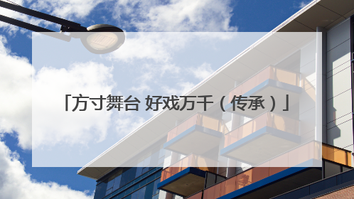 方寸舞台 好戏万千（传承）
