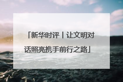 新华时评丨让文明对话照亮携手前行之路