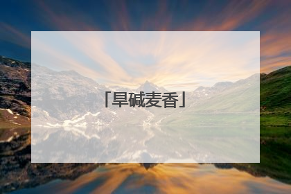 旱碱麦香
