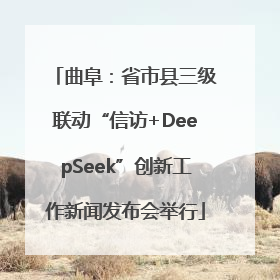 曲阜：省市县三级联动“信访+DeepSeek”创新工作新闻发布会举行
