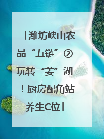 潍坊峡山农品“五链”②玩转“姜”湖！厨房配角站养生C位