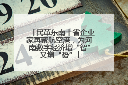 民革东南十省企业家再聚航空港，为河南数字经济增“智”又增“势”