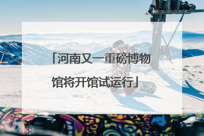 河南又一重磅博物馆将开馆试运行